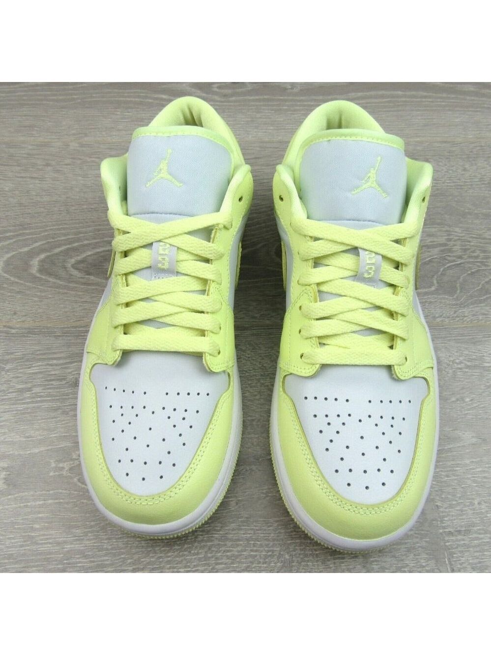 Air Jordan 1 Low Women's Size 9 Platinum White Citron Lemonade NEW - Picture 6 of 16